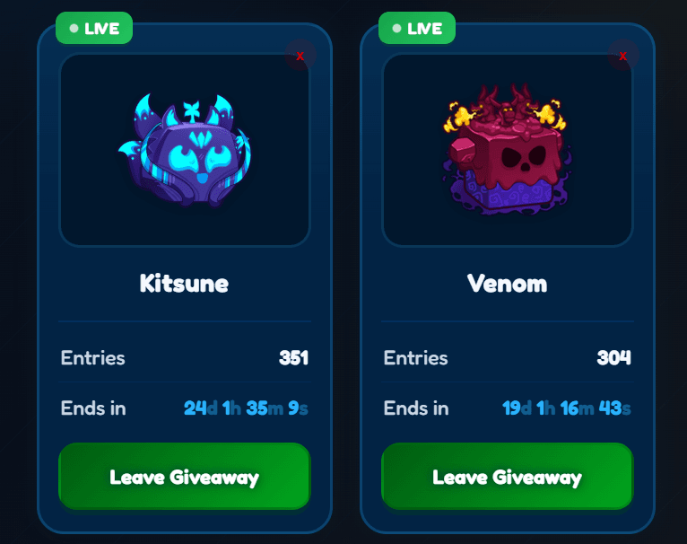 Giveaways